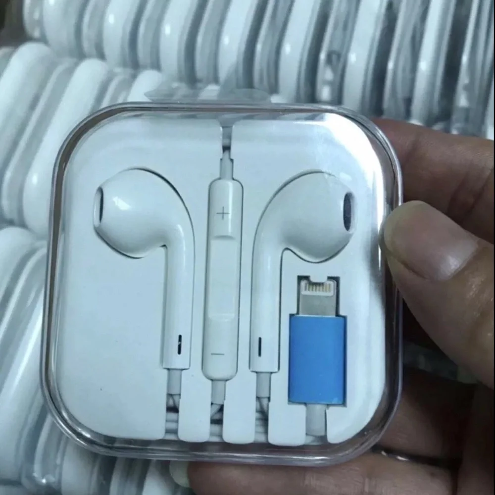 ✅Lightning EarPods In-Ear Headphones iPhone 7 8 Plus X 11 12 Pro